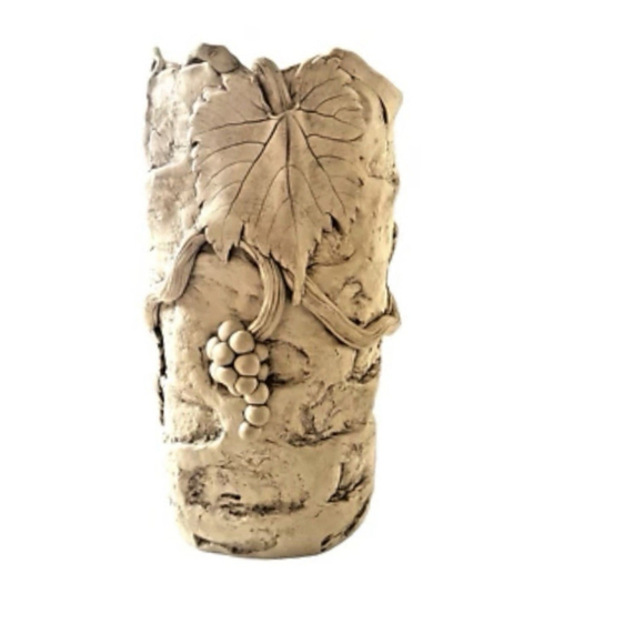 Pottery Wine Chiller Handmade Botanical Vase Utensil Holder Kingsville Ceramic - Picture 1 of 12